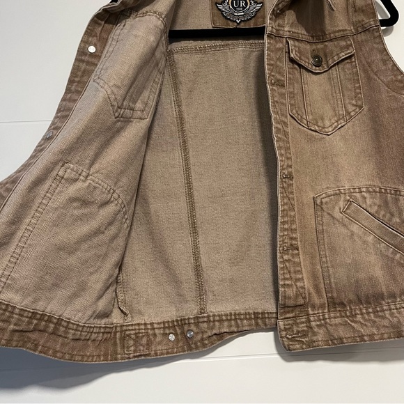 Urban Republic | Brown Denim Vest - Picture 6 of 14